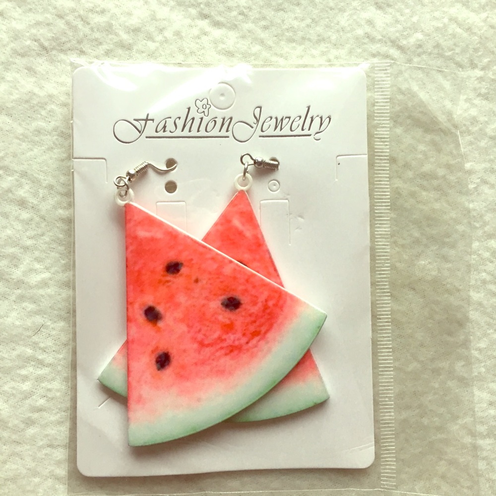 Lovely fun watermelon earrings